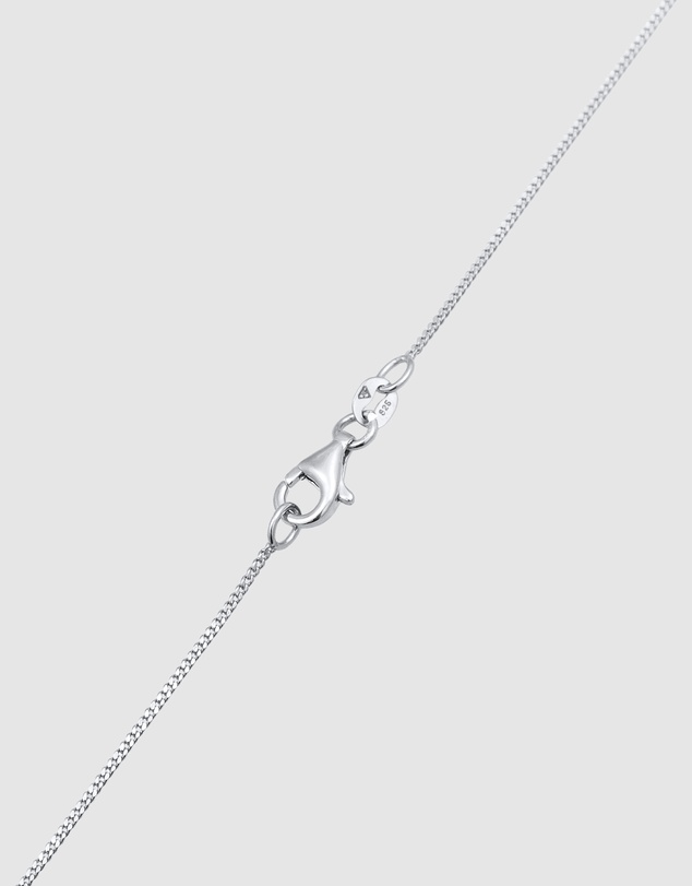 Elli Jewelry - Cloverleaf Zirconia Necklace in 925 Silver