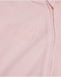 Country Road - Organically Grown Cotton Waffle Jumpsuit