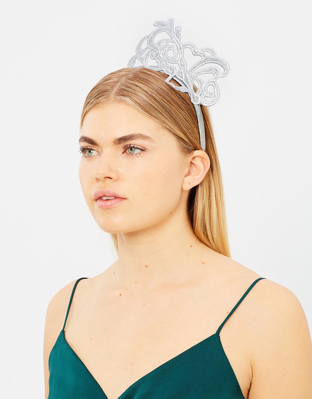 Max Alexander - Australian-Made Lace Crown Fascinator