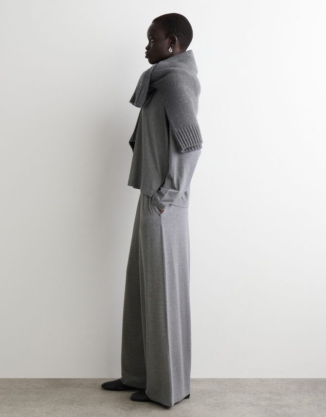 COS - Fluid Jersey Wide-Leg Trousers