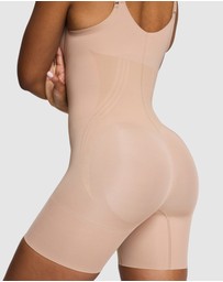 Spanx - Spanxsculpt Gofigure-Open Bust Mid Thigh Bodysuit
