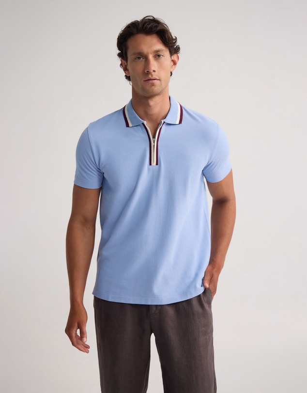 Oxford - Orwell Zip Neck Polo