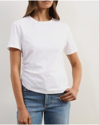 Atmos&Here - Emi Asymmetric Hem T-Shirt