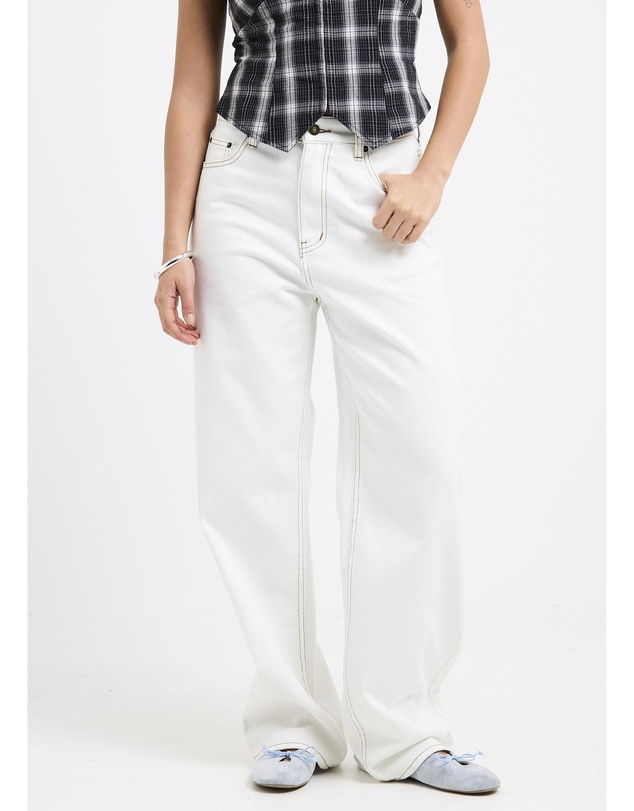 Subtitled - Tayla High Straight Denim Jeans