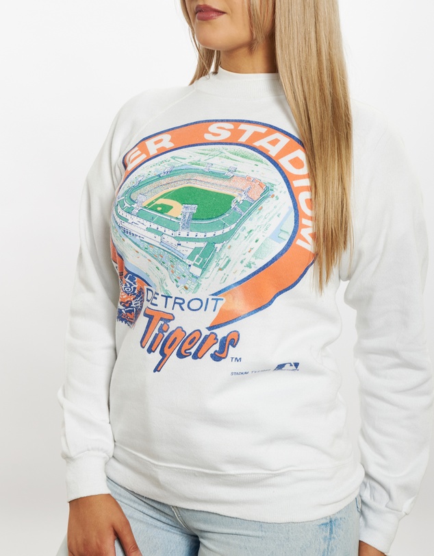 Vintage by The Real Deal - Pre Loved - 1989 MLB Detroit Tigers Sweatshirt