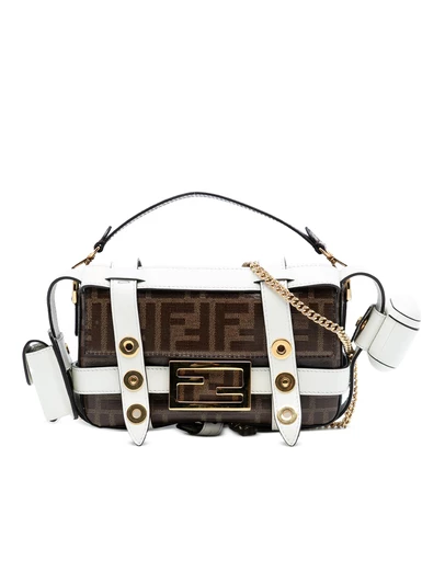 Pre-Loved by Azura Reborn - Pre-Loved Mini Zucca Glazed Fabric Cage Baguette Satchel