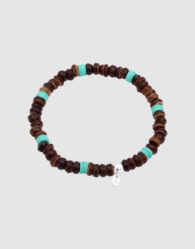Kuzzoi - ICONIC EXCLUSIVE - Coconut Donut Bead Bracelet in 925 Sterling Silver