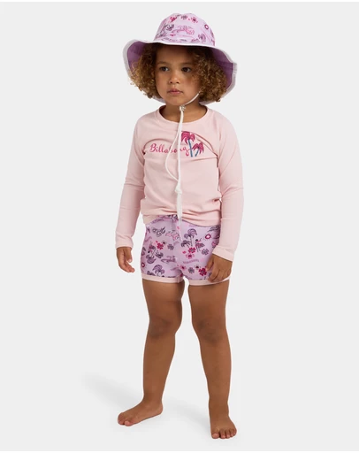 Billabong - Toddlers Hula Haze Long Sleeve Rashguard