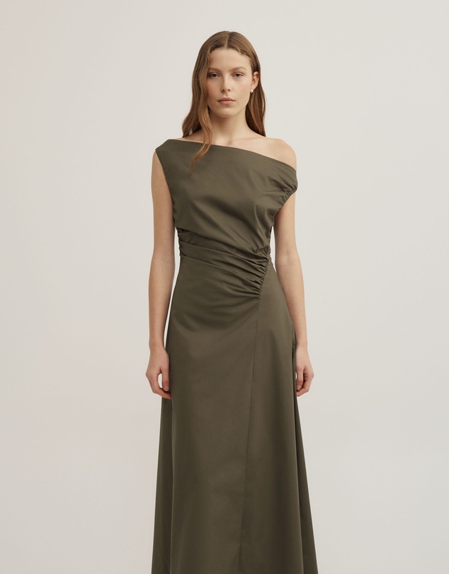 Witchery - Off Shoulder Gather Midi Dress