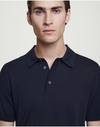 COS - Knitted Silk Polo Shirt