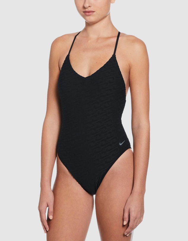 Nike - Swoosh Link Terry Y-Back One Piece Swimsuit