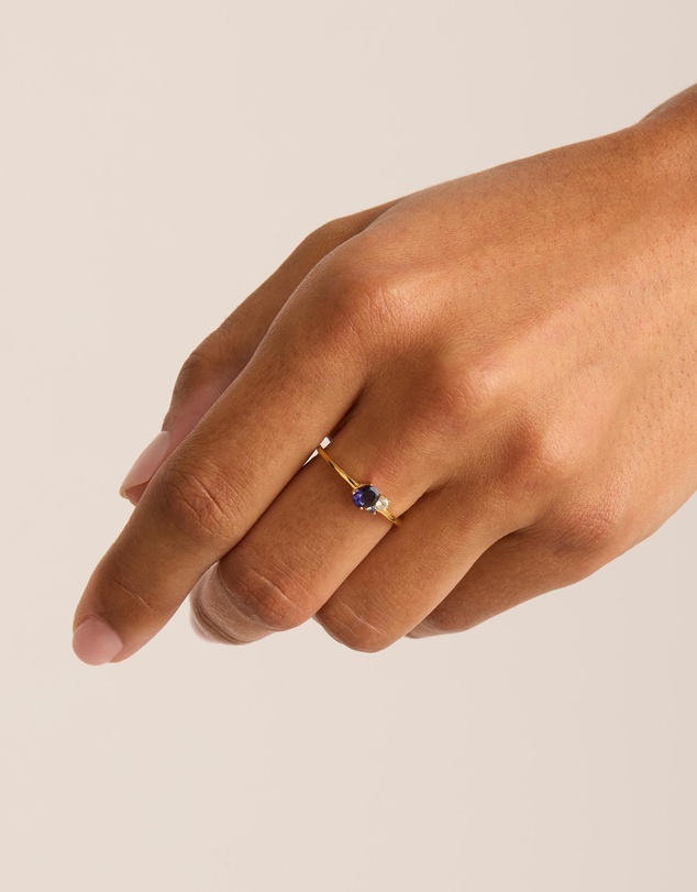 By Charlotte - Gold Kindred September Ring