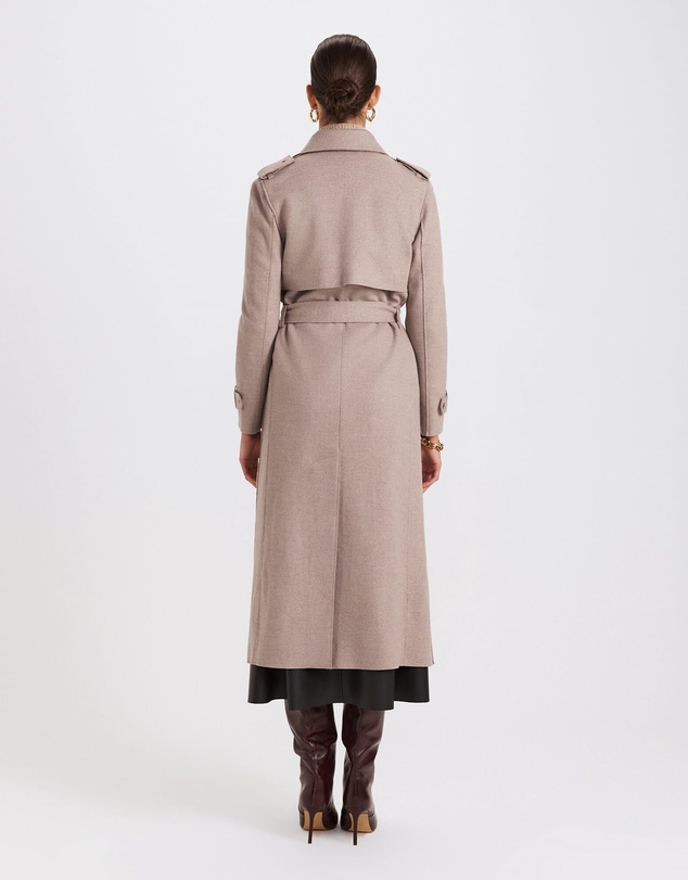 SABA - Karla Wool Longline Trench Coat