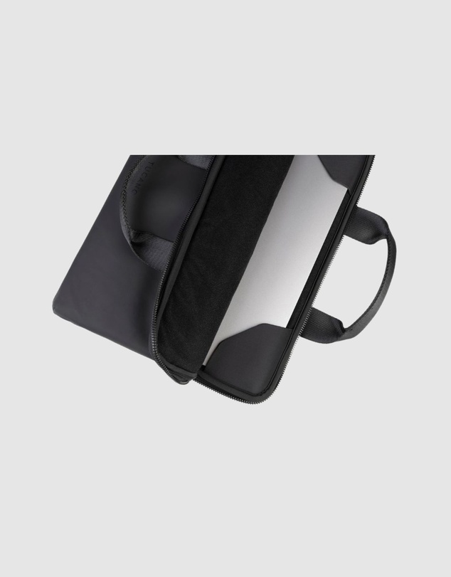 Tucano - Tucano Gommo Super Slim Laptop Bag Black Fits 13-14 Inch Laptops Rainproof Fabric