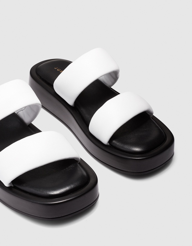 Just Because - Sarita Leather Flatform Sandals