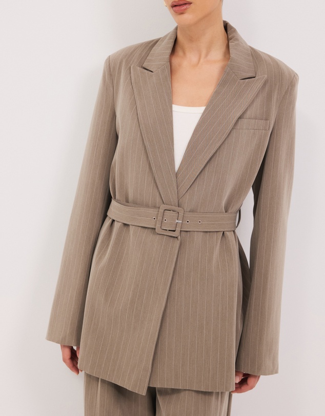 Calli - Rhode Pinstripe Blazer