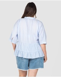 Love Your Wardrobe - Byron Tiered Dobby Top