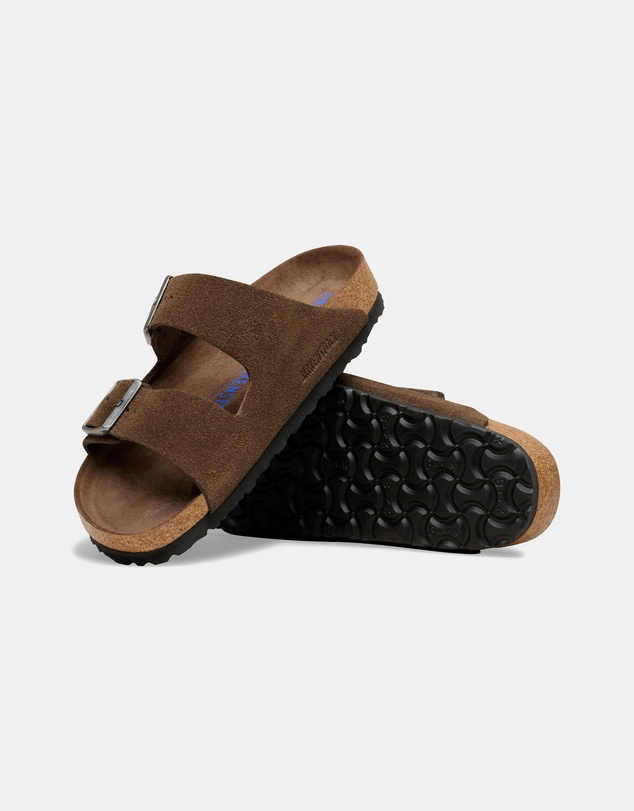 Birkenstock - Arizona SFB Tonal Footbed Suede Leather Narrow - Unisex