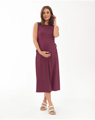 Ripe Maternity - Carol Rib A-line Dress