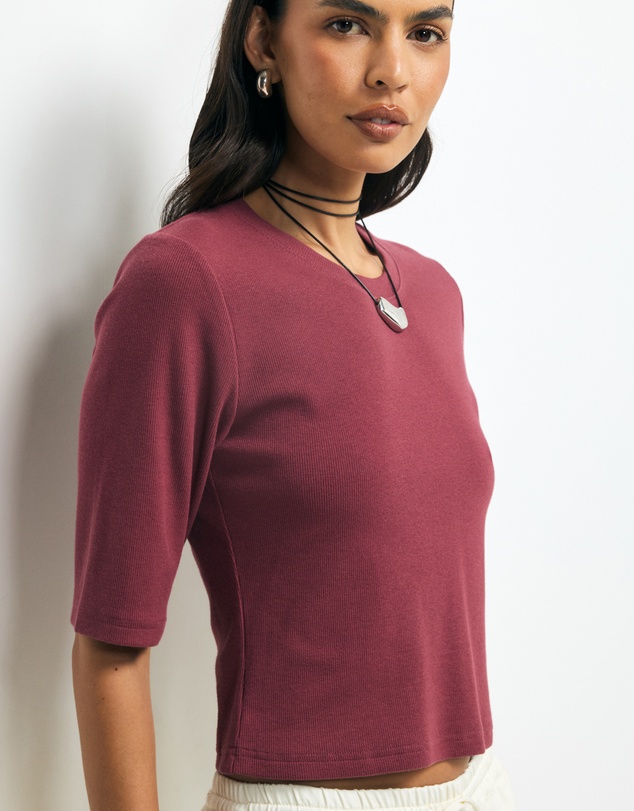 AERE - Odele Rib T-Shirt