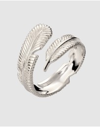 Kuzzoi - ICONIC EXCLUSIVE - Ring Male Feather 925 Sterling Silver