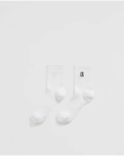 Country Road - Rib Quarter Crew Sock