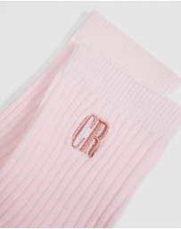 Country Road - Rib Quarter Crew Sock