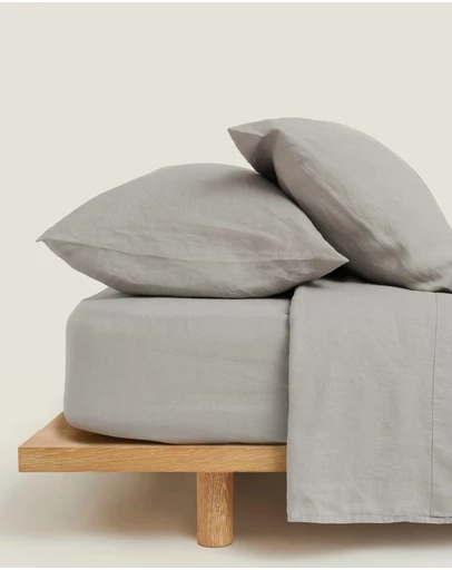 Carlotta + Gee - 100% Linen Fitted Sheet