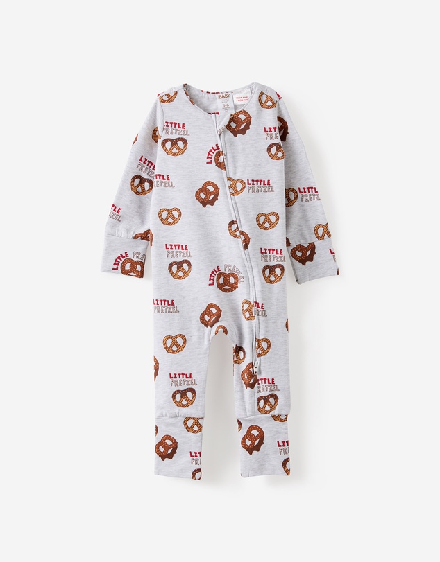 Cotton On Kids - Growie Long Sleeve Zip Romper