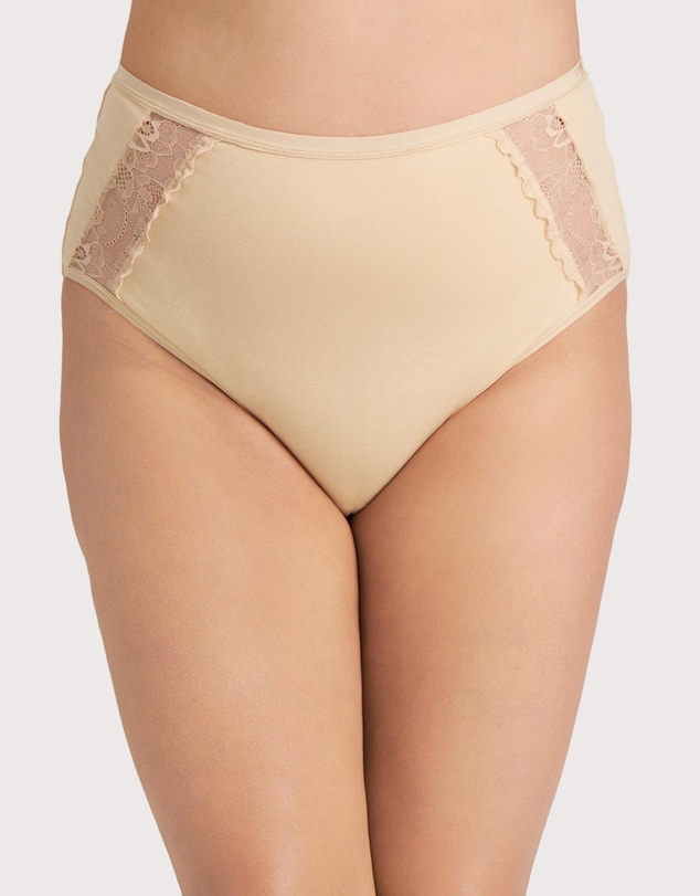 Ava & Audrey  - Ava & Audrey Hannah Cotton & Lace Full Brief
