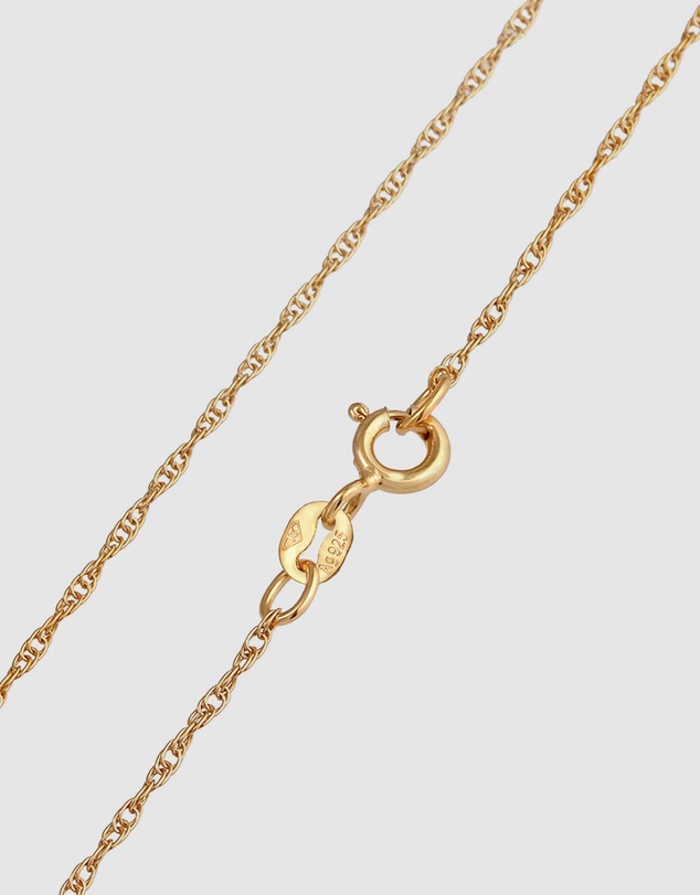 Elli Jewelry - Necklace with Heart Pendant 925 Sterling Silver Gold-plated
