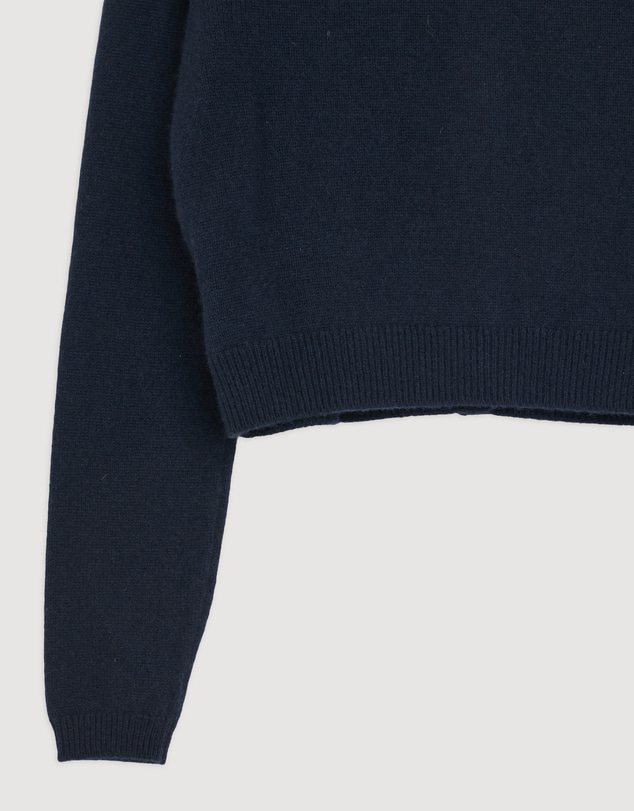 Revibe - Repaired Reformation Clara Cashmere Crew Cardigan - AU 6