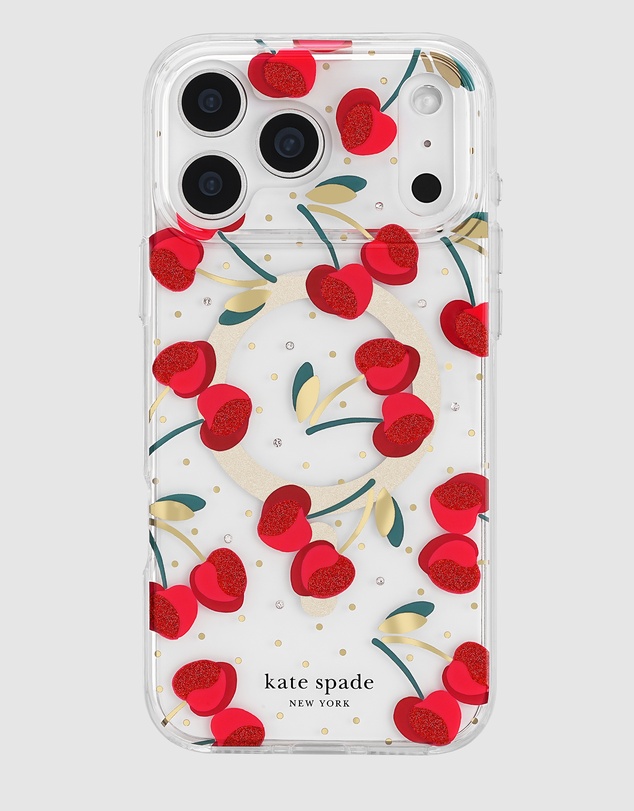 Kate Spade - Kate Spade Cherry Dot MagSafe Case for iPhone 17 Pro Max