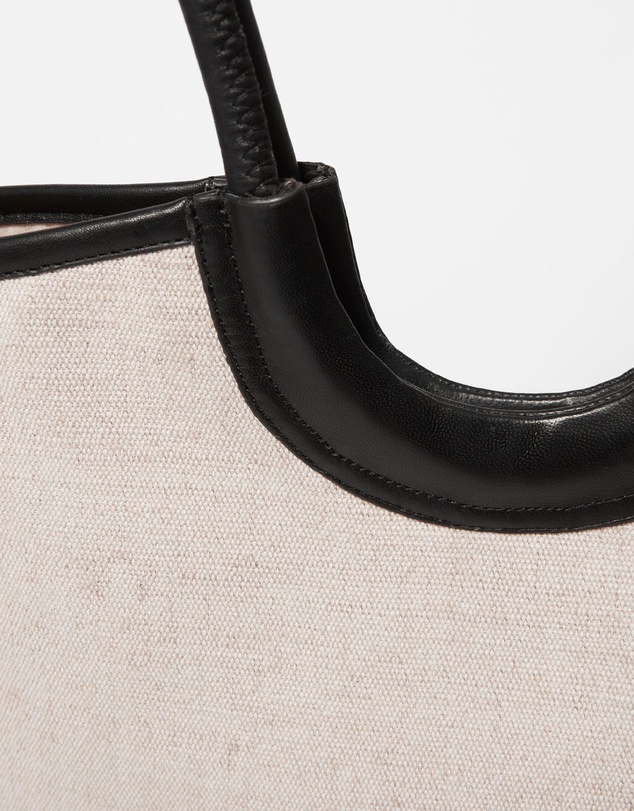 & Other Stories - Leather-Detailed Straw Tote Bag