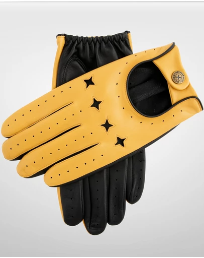 DENTS - The Suited Racer Touch Screen Genuine Leather Driving Gloves
