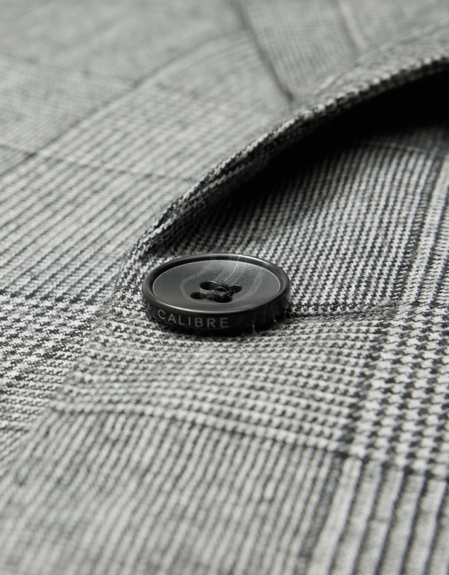 Calibre - Glen Check Suit Jacket Grey