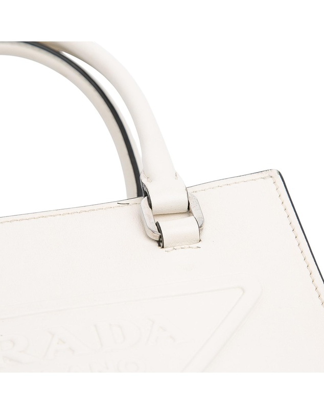 Pre-Loved by Azura Reborn - Pre-Loved Mini Soft Calf Logo Drill Satchel