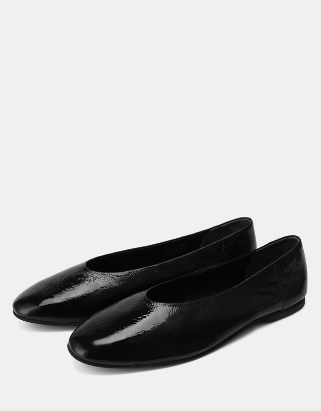 Nokwol - Tamsin Black Crinkle Patent