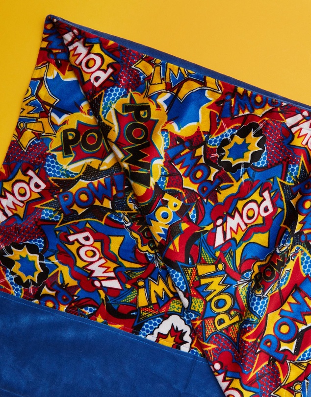itti bitti - Travel Blankee - POW with Royal Blue