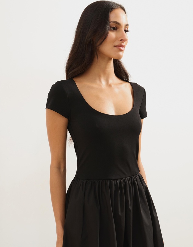 Atmos&Here - Annalise Contrast Midi Dress