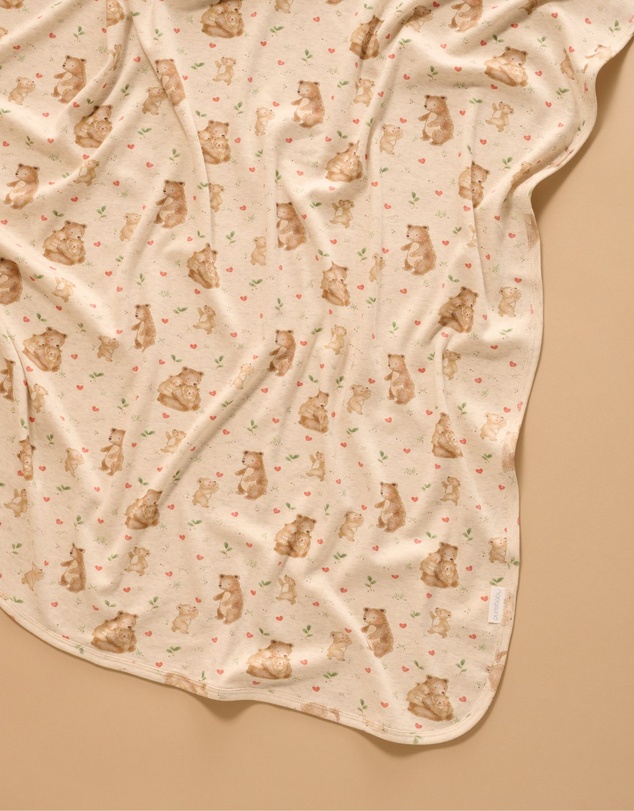Purebaby - Heart Bear Stretch Wrap -Kids-Babies