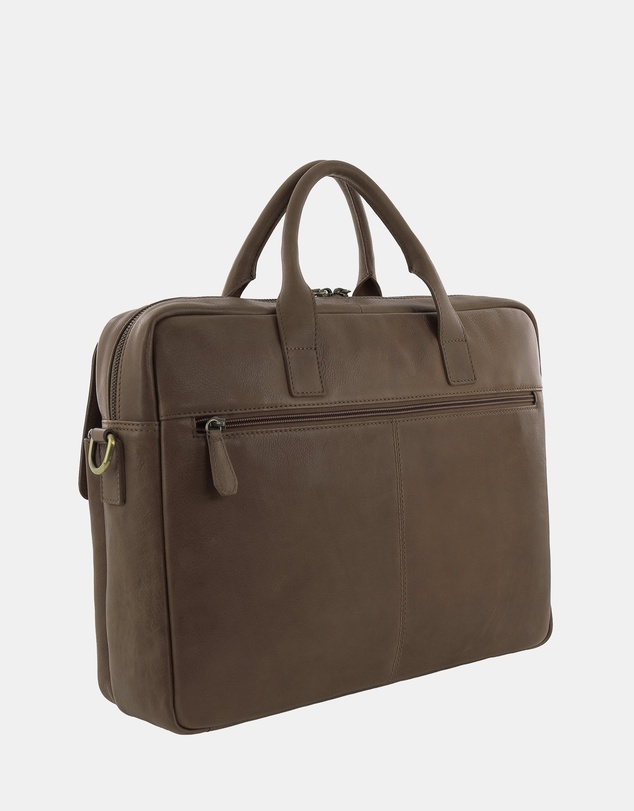 Pierre Cardin - Pierre Cardin Men's Leather Classic Messenger/Computer Bag