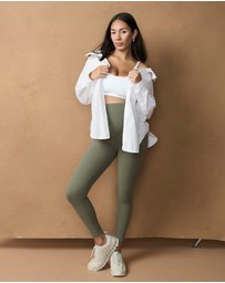 Soon Maternity - Active Overbelly Side Pocket 7/8 Leggings