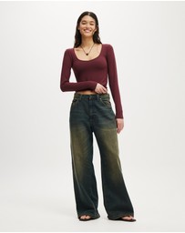 Cotton On - Low Super Baggy Jean