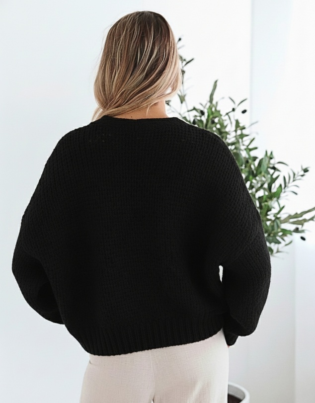 Esther & Co - Dorine Cardigan - Black