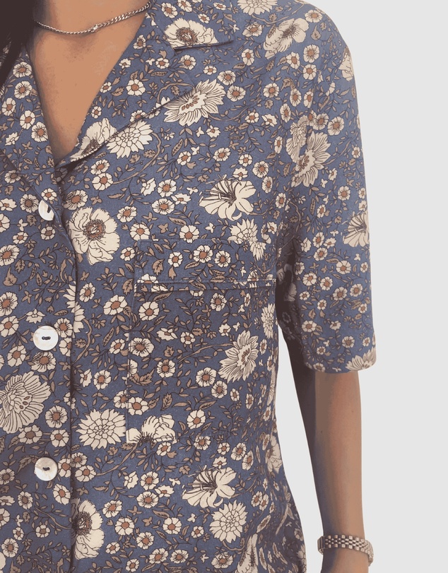 SILK MAGNOLIA - Floral Bamboo Pyjamas