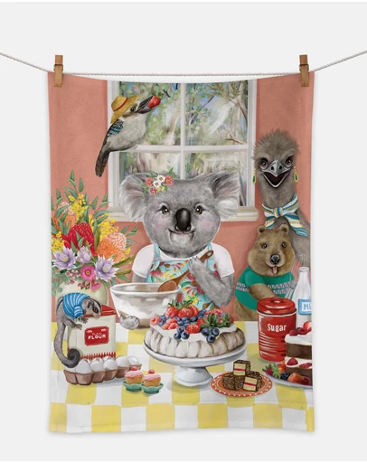 La La Land - Tea Towel Happy Days Baking