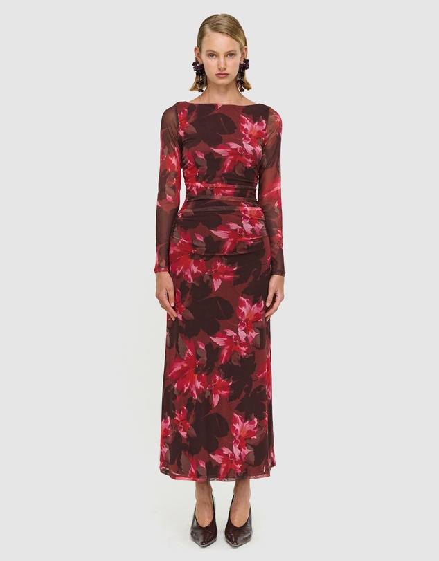 Staple the Label - Amyra Mesh Midi Dress
