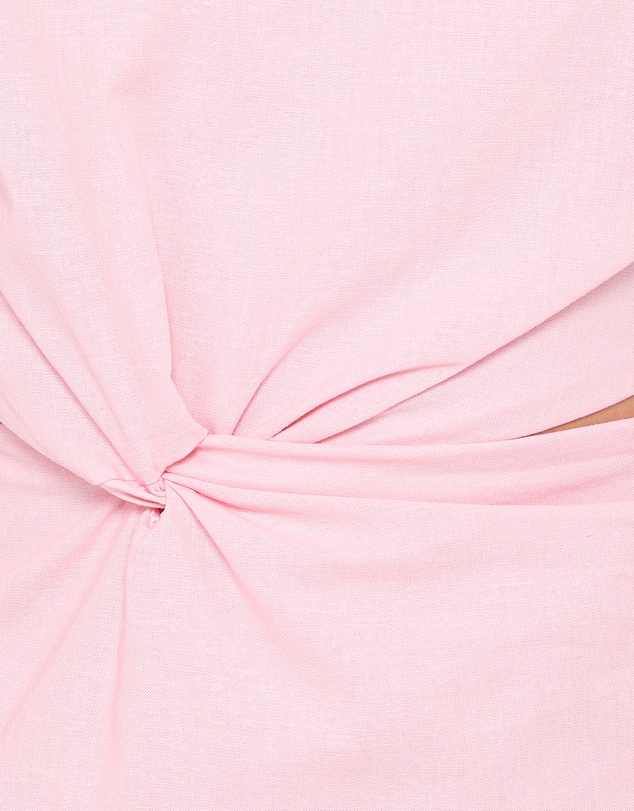 Petal & Pup - Samira One Shoulder Midi Dress - Pink