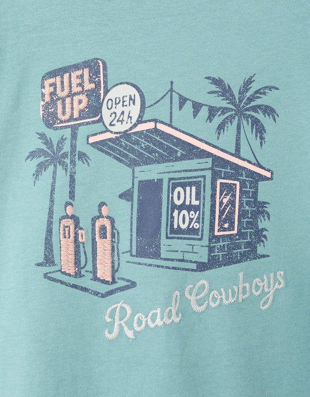 M.N.G - A2 Petrol T-Shirt - Kids-Teens